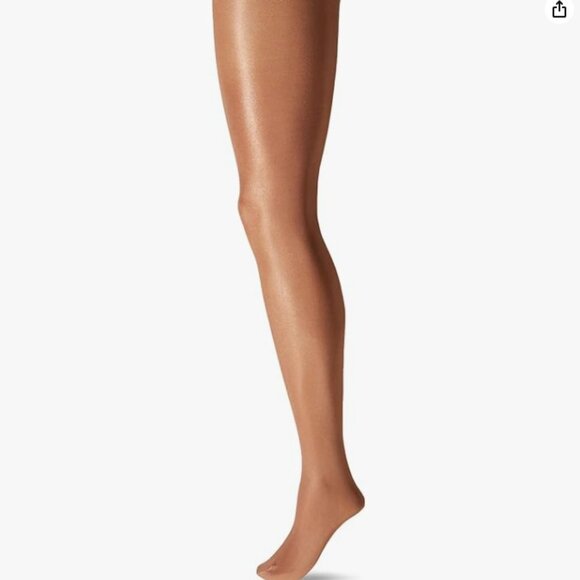Danskin Women's Shimmery Classic Light Toast Footed Tight Size A - Picture 1 of 5